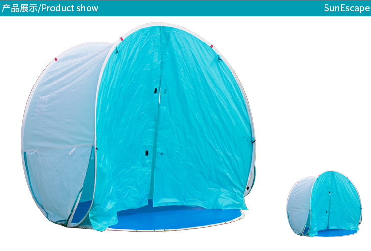 Cheap Goat Tents New design with Door Curtain and Heightening PU Protection Quick Automatic Opening Beach Tent Protable summer beach fishing tent Tents 